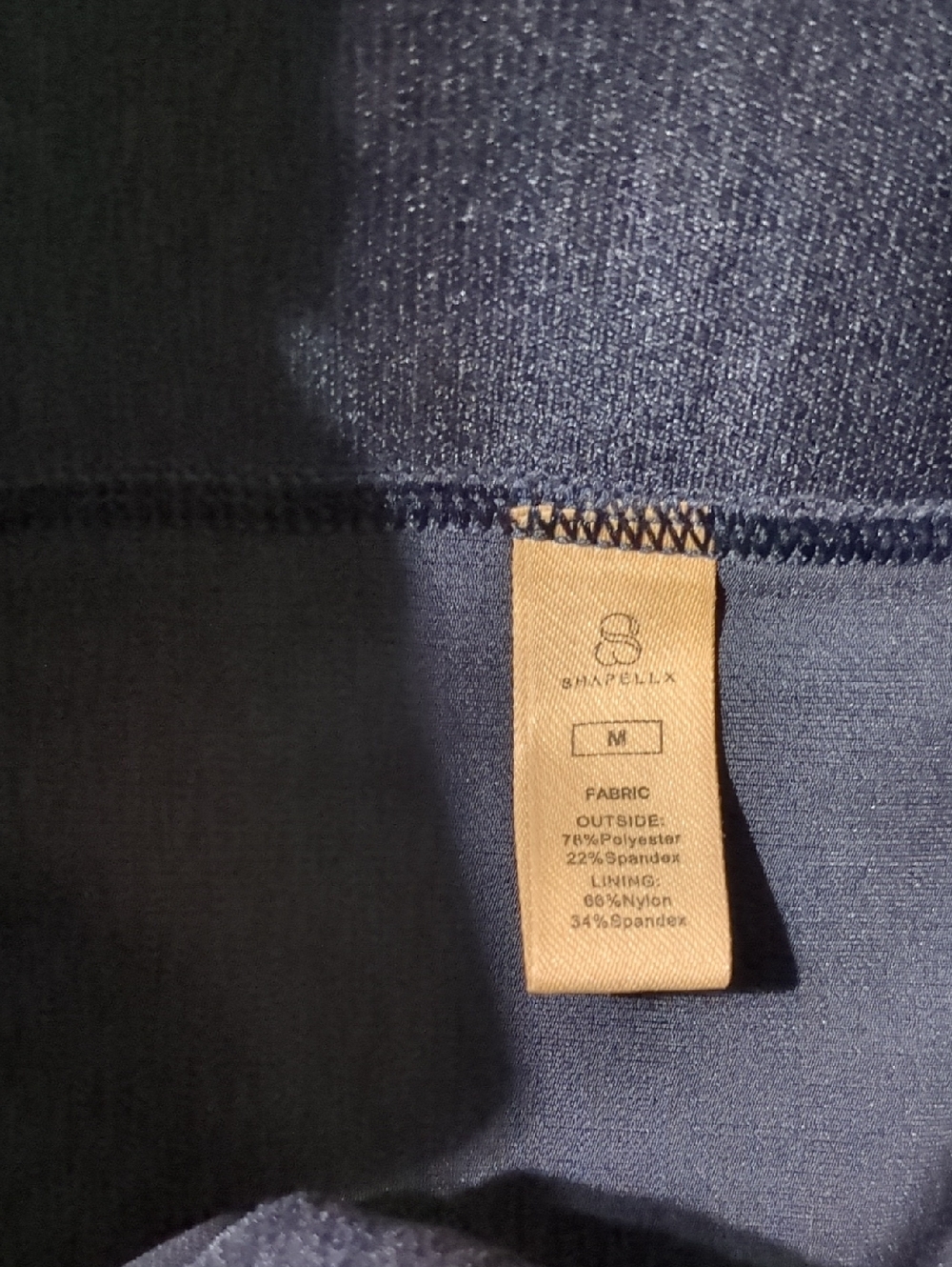 SHAPELLX AirSlim ElasticFuse Waistband Shaping Leggings Size Medium NWT - Picture 11 of 11
